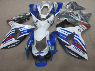 Blanc Bleu Samsung Carénage Moto GSXR 1000 K9 2009-2016