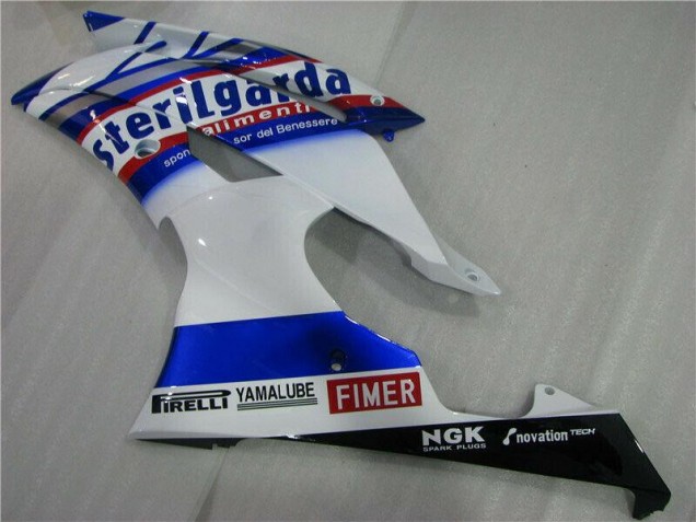 Blanc Bleu Sterilgarda Volvo Carénage Moto R6 2008-2016