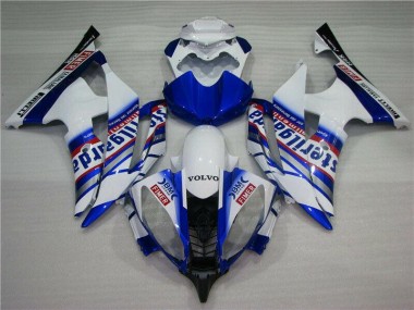 Blanc Bleu Sterilgarda Volvo Carénage Moto R6 2008-2016