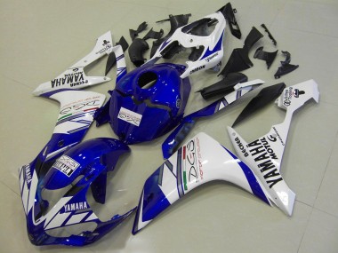 Blanc Bleu Tri Colour Carénage Moto R1 2007-2008