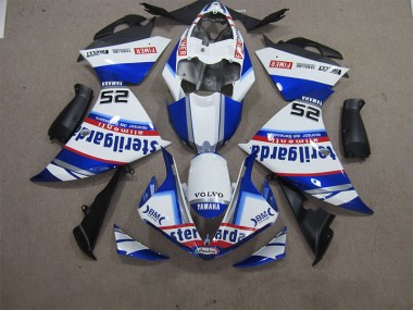 Blanc Bleu Volvo Sterilgarda 25 Carénage Moto R1 2012-2014