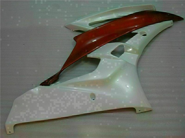 Blanc Brun Carénage Moto R6 2006-2007