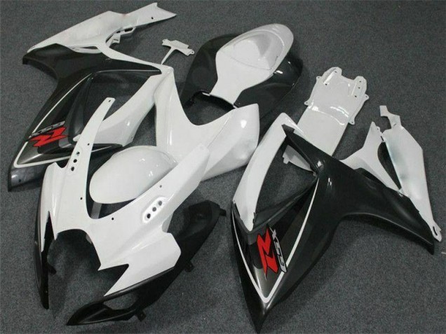 Blanc Carénage Moto GSXR 600 / 750 K6 2006-2007 Blanc Carénage Moto GSXR 600 / 750 K6 2006-2007
