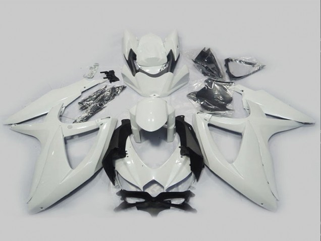Blanc Carénage Moto GSXR 750 K8 2008-2010