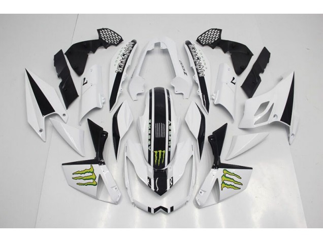 Blanc Carénage Moto Z1000 2007-2009 Blanc Carénage Moto Z1000 2007-2009