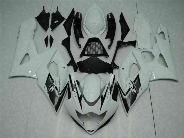 Blanc Carénages Moto GSXR 1000 K5 2005-2006 Blanc Carénages Moto GSXR 1000 K5 2005-2006