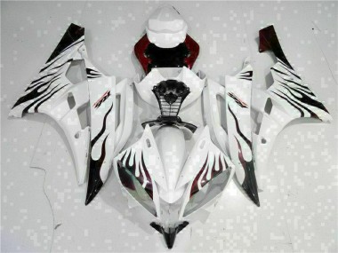 Blanc Carénages Moto R6 2006-2007