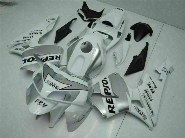 Blanc Carénages Moto de Rechange CBR 600 RR 2005-2006 Blanc Carénages Moto de Rechange CBR 600 RR 2005-2006