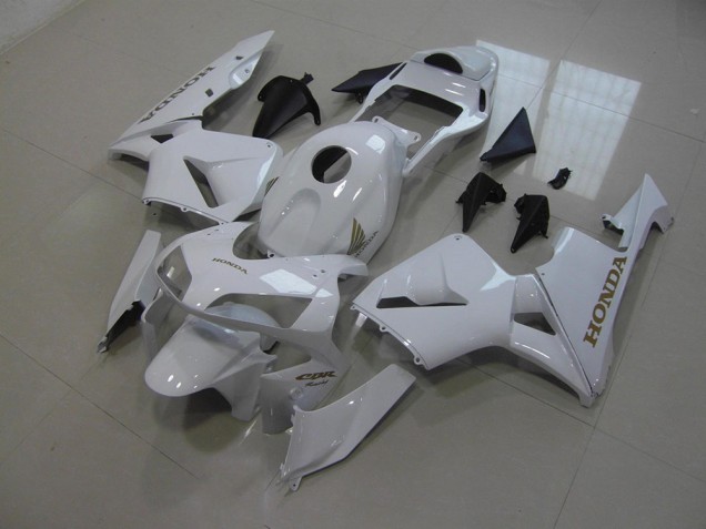 Blanc Carrosserie Moto CBR 600 RR 2005-2006 Blanc Carrosserie Moto CBR 600 RR 2005-2006