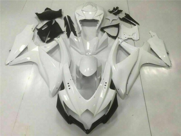 Blanc Carrosserie Moto GSXR 600 / 750 K8 2008-2010 Blanc Carrosserie Moto GSXR 600 / 750 K8 2008-2010