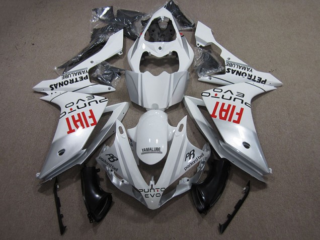 Blanc Fiat Carénage Moto R1 2007-2008