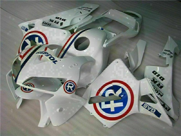 Blanc Kit Carénages Motos & Plastique CBR 600 RR 2005-2006