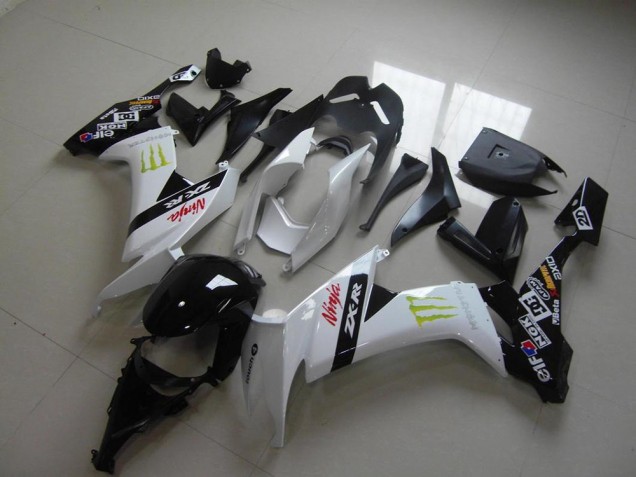 Blanc Monster Carénage Moto ZX10R 2008-2010