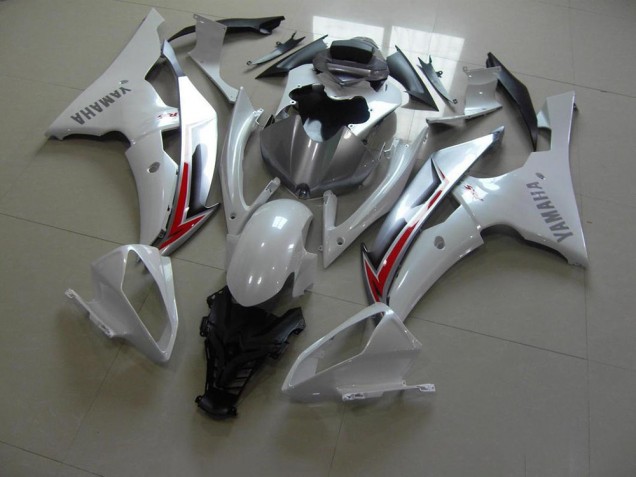 Blanc Nacré Argent Carénage Moto R6 2008-2016