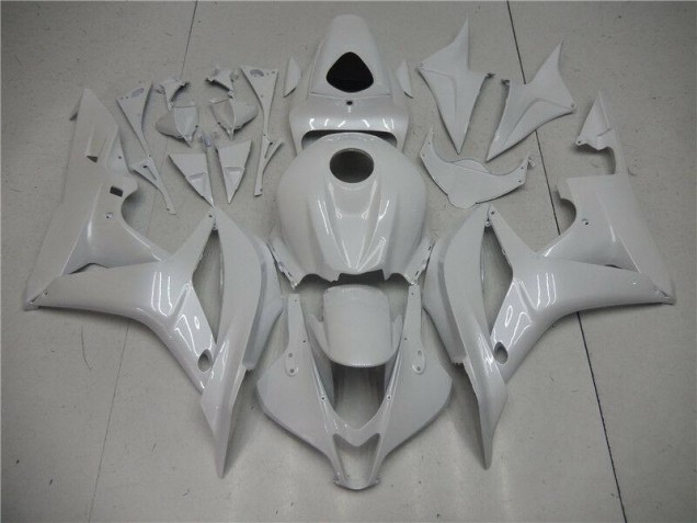 Blanc Nacré Carénages Moto CBR 600 RR 2007-2008 Blanc Nacré Carénages Moto CBR 600 RR 2007-2008