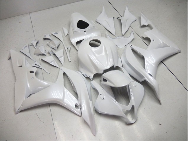 Blanc Nacré Carénages Moto CBR 600 RR 2007-2008 Blanc Nacré Carénages Moto CBR 600 RR 2007-2008