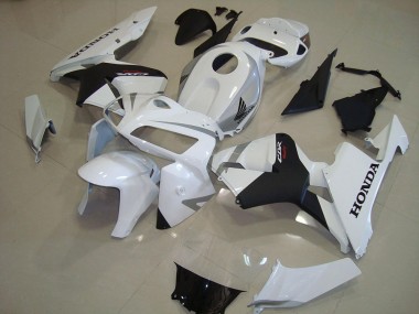 Blanc Nacré Noir Mat Carénage Moto CBR 600 RR 2005-2006