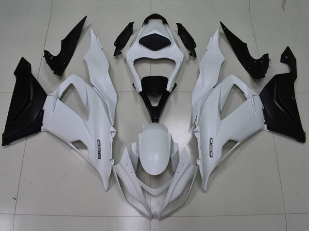 Blanc Noir 636 Carénage Moto ZX6R 2013-2018 Blanc Noir 636 Carénage Moto ZX6R 2013-2018