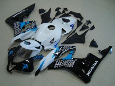Blanc Noir Bleu Carénage Moto CBR 600 RR 2007-2008