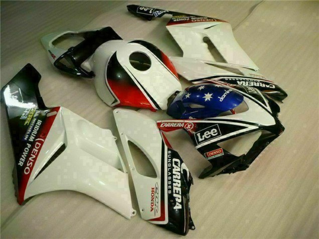 Blanc Noir Carénage Moto CBR 1000 RR 2004-2005 Blanc Noir Carénage Moto CBR 1000 RR 2004-2005