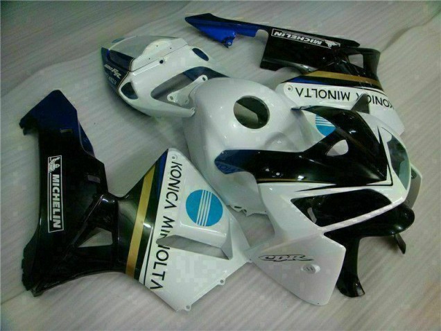 Blanc Noir Carénage Moto CBR 600 RR 2005-2006