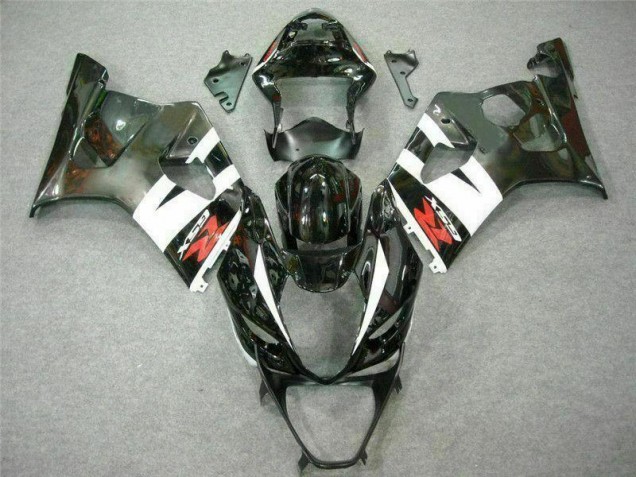 Blanc Noir Carénage Moto GSXR 1000 K3 2003-2004 Blanc Noir Carénage Moto GSXR 1000 K3 2003-2004