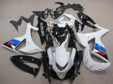 Blanc Noir Carénage Moto GSXR 1000 K9 2009-2016