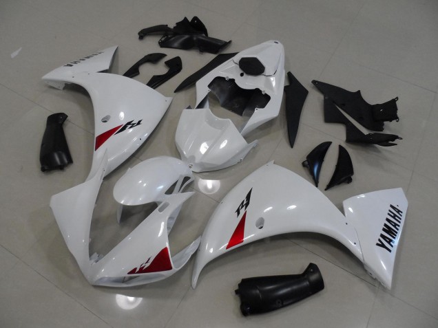 Blanc Noir Carénage Moto R1 2012-2014 Blanc Noir Carénage Moto R1 2012-2014
