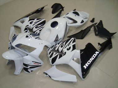 Blanc Noir Carénages Moto CBR 600 RR 2005-2006