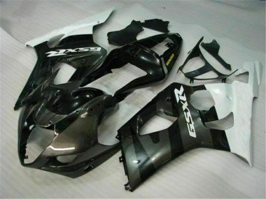 Blanc Noir Carénages Moto GSXR 1000 K3 2003-2004