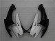 Blanc Noir Carénages Moto GSXR 600 / 750 K6 2006-2007 Blanc Noir Carénages Moto GSXR 600 / 750 K6 2006-2007