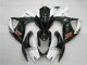Blanc Noir Carénages Moto GSXR 600 / 750 K6 2006-2007 Blanc Noir Carénages Moto GSXR 600 / 750 K6 2006-2007