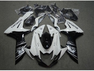 Blanc Noir Carénages Moto GSXR 750 K11 2011-2024