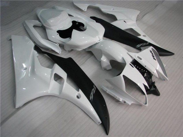 Blanc Noir Carénages Moto R6 2006-2007