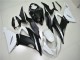 Blanc Noir Carénages Moto ZX6R 2013-2018 Blanc Noir Carénages Moto ZX6R 2013-2018
