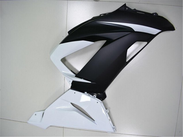 Blanc Noir Carénages Moto ZX6R 2013-2018 Blanc Noir Carénages Moto ZX6R 2013-2018