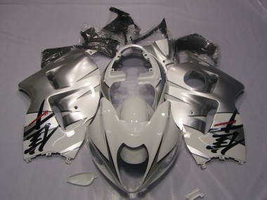 Blanc Noir Décalque Carénage Moto GSXR 1300 Hayabusa 1996-2007