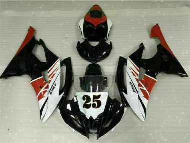 Blanc Noir Kit Carénages Motos R6 2008-2016