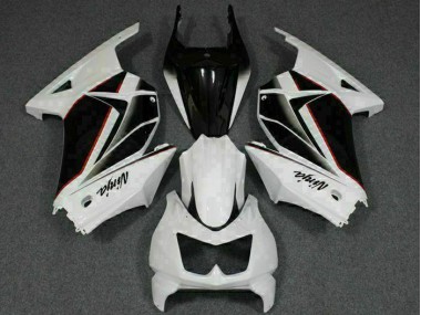 Blanc Noir Ninja Carénages Moto EX250 2008-2012