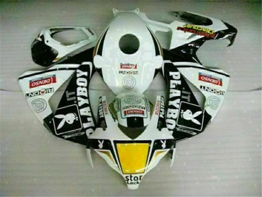 Blanc Noir Playboy Carénages Moto CBR 1000 RR 2008-2011
