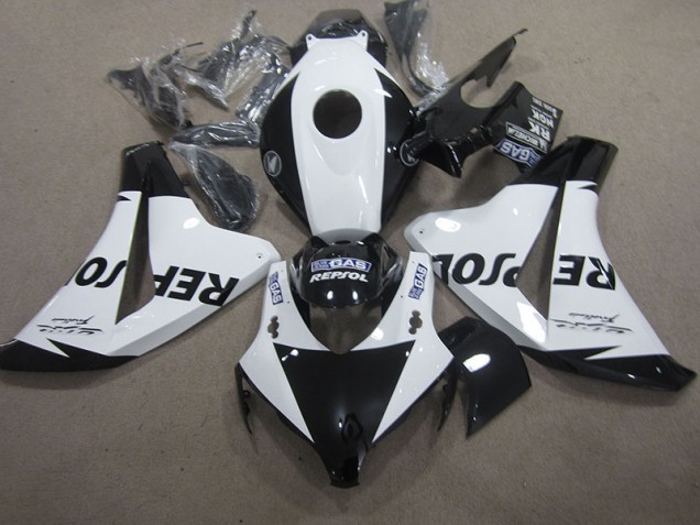 Blanc Noir Repsol Carénage Moto CBR 1000 RR 2008-2011 Blanc Noir Repsol Carénage Moto CBR 1000 RR 2008-2011