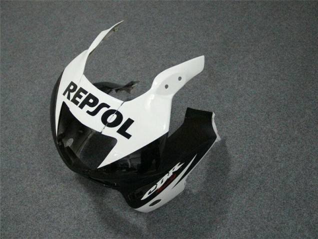 Blanc Noir Repsol Carénage Moto CBR 600 F3 1995-1998 Blanc Noir Repsol Carénage Moto CBR 600 F3 1995-1998