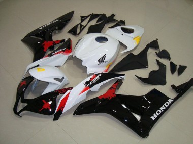 Blanc Noir Rouge Carénages Moto CBR 600 RR 2007-2008