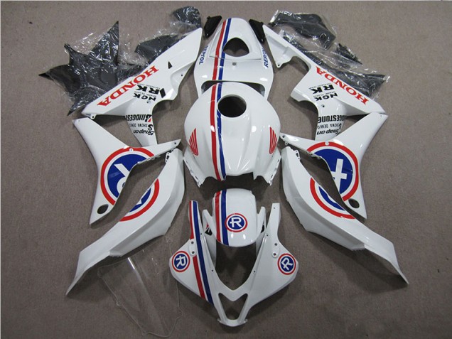 Blanc R Carénage Moto CBR 600 RR 2007-2008 Blanc R Carénage Moto CBR 600 RR 2007-2008