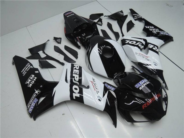Blanc Repsol Noir Carénage Moto CBR 1000 RR 2004-2005 Blanc Repsol Noir Carénage Moto CBR 1000 RR 2004-2005