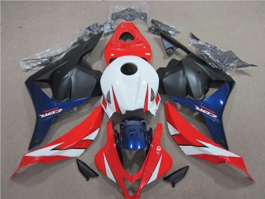 Blanc Rouge Bleu Carénage Moto CBR 600 RR 2009-2012
