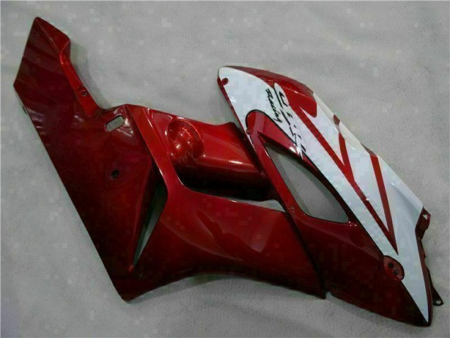 Blanc Rouge Carénage Moto CBR 1000 RR 2004-2005 Blanc Rouge Carénage Moto CBR 1000 RR 2004-2005