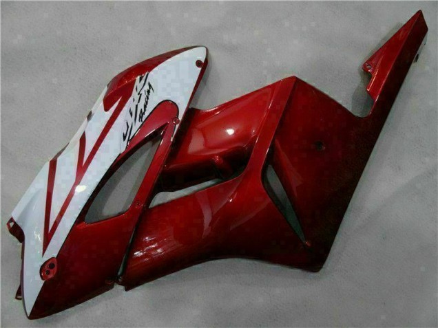 Blanc Rouge Carénage Moto CBR 1000 RR 2004-2005 Blanc Rouge Carénage Moto CBR 1000 RR 2004-2005