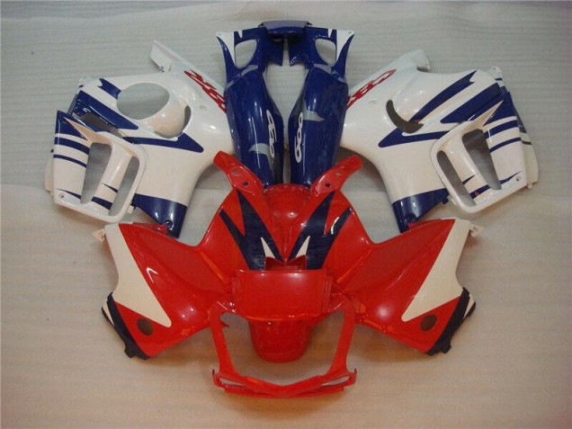 Blanc Rouge Carénage Moto CBR 600 F3 1995-1998 Blanc Rouge Carénage Moto CBR 600 F3 1995-1998