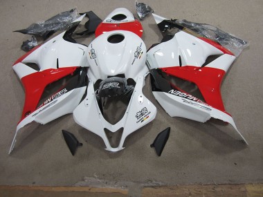 Blanc Rouge Carénage Moto CBR 600 RR 2009-2012